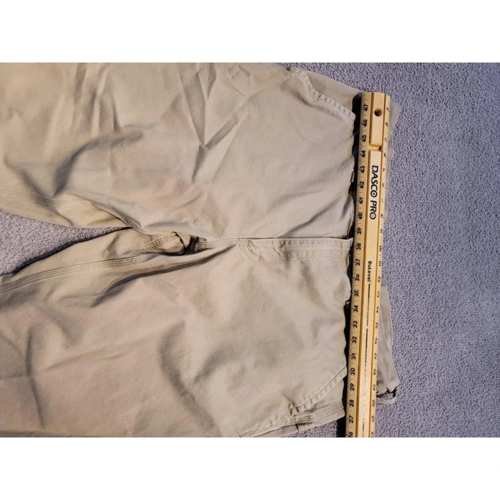 Duluth Trading Co. Men's Carpenter Work Pants‎ 42x32 Khaki Utility Heavy Duty